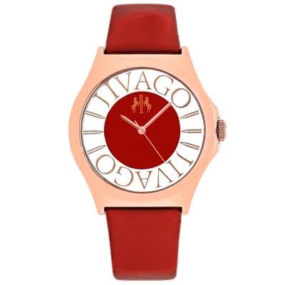 Jivago Women's Fun Pink Round 40mm In Gold