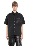 Jiyong Kim Man Black Shirts In Black