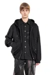 Jiyong Kim Man Black Sweatshirts In Black
