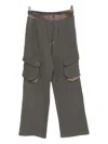 Jiyongkim Cotton Trousers In Gray