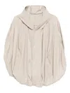 Jiyongkim Hooded Balloon Jacket In Neutral