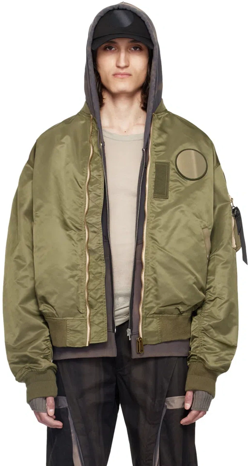 24ss JiyongKim alpha industries ジャケット Alpha Industries Bomber Jacket (AI01-BLACK)