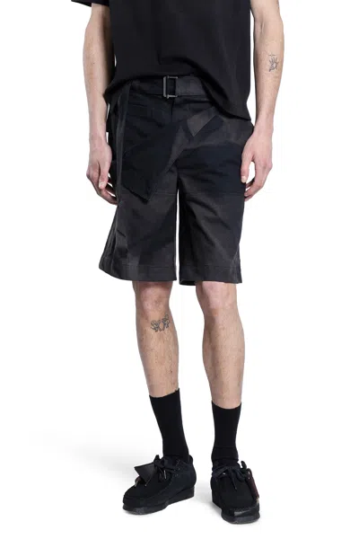 Jiyongkim Man Black Shorts & Skirts