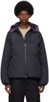 Jiyongkim Navy Sun-bleached Down Jacket In Navy