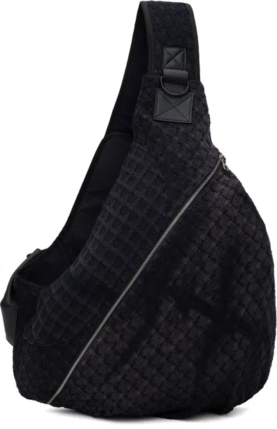 Jiyongkim Navy Sun-bleached Sling Bag