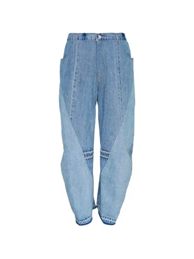 Jiyongkim Panelled-design Jeans In Blue