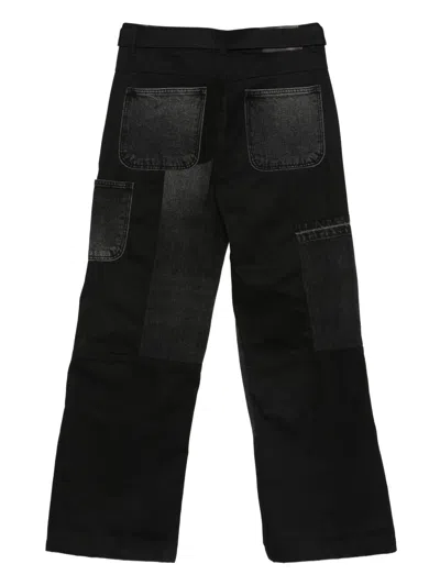 Jiyongkim Re-worked Denim Trousers In Black