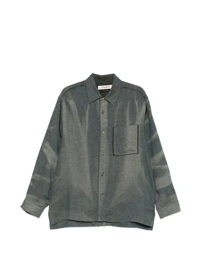 Jiyongkim Short-sleeve Shirt In Brown