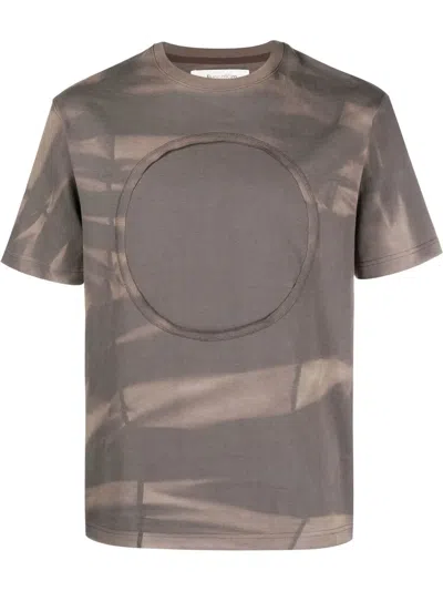 Jiyongkim Sun Bleached T-shirt In Grey