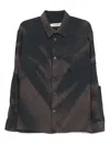 Jiyongkim Sun-bleached Wrinkle Processed Shirt In Blue