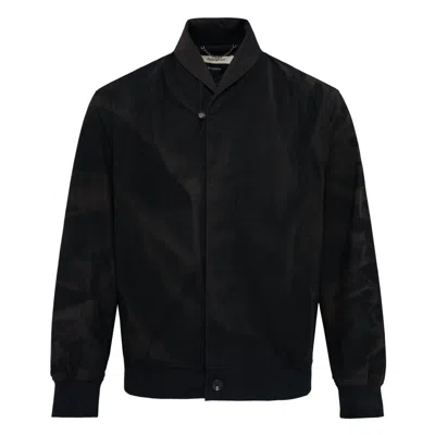Jiyongkim Sun-bleached Shawl Collar Jacket In Black