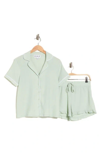 Jj Basics 2-piece Pajama Set In Sage