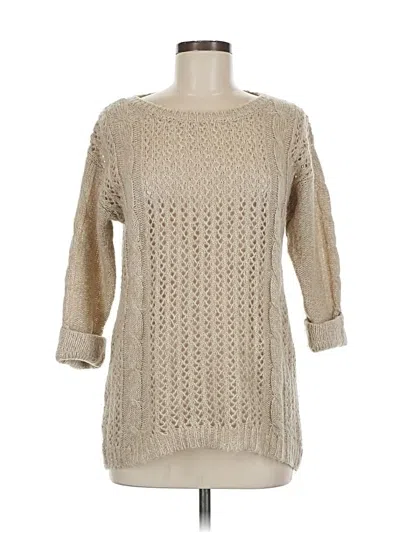 Pre-owned Jj Basics Pullover Sweater In Brown