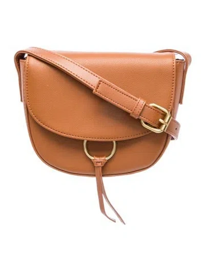 Pre-owned Jj Winters Leather Crossbody Bag In Neutral