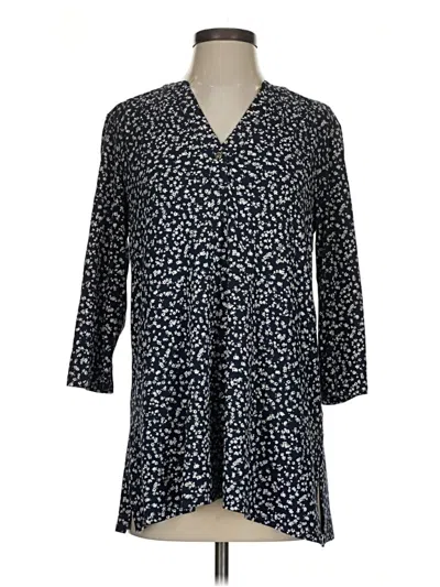 Jjill 3/4 Sleeve Blouse In Blue