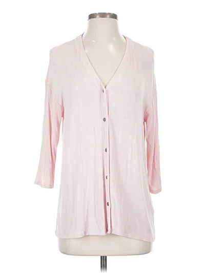 Pre-owned Jjill 3/4 Sleeve Blouse In Pink