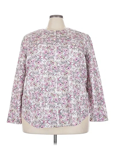 Jjill 3/4 Sleeve Blouse In White