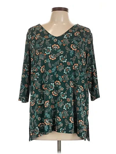 Jjill 3/4 Sleeve T-shirt In Blue