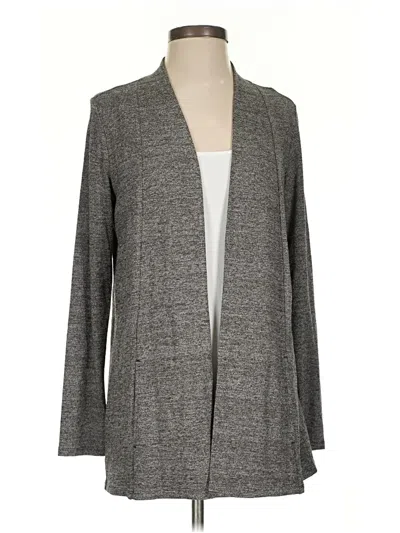 Pre-owned Jjill 3/4 Sleeve T-shirt In Gray