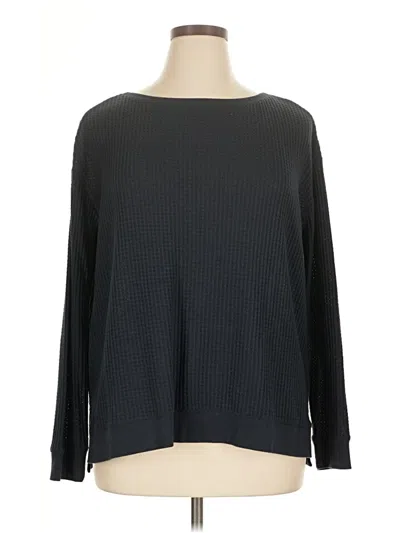 Pre-owned Jjill 3/4 Sleeve T-shirt In Gray