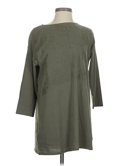 Jjill 3/4 Sleeve T-shirt In Green
