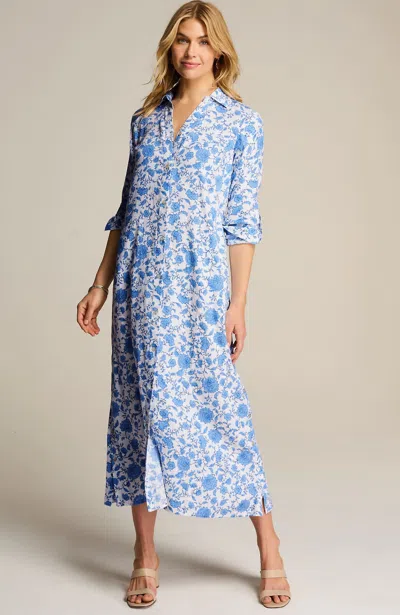 Jjill J.jill A-line Linen-blend Maxi Dress