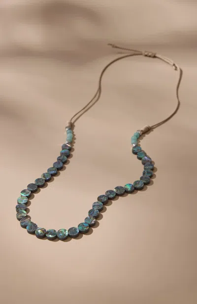 Jjill J.jill Abalone Beaded Necklace