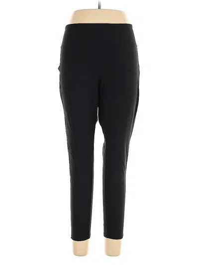 Pre-owned Jjill Active Pants In Black