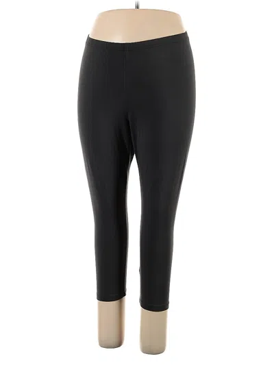 Pre-owned Jjill Active Pants In Black