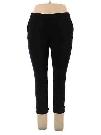 Pre-owned Jjill Active Pants In Black