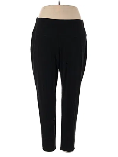 Pre-owned Jjill Active Pants In Black