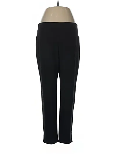 Pre-owned Jjill Active Pants In Black