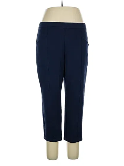 Pre-owned Jjill Active Pants In Blue