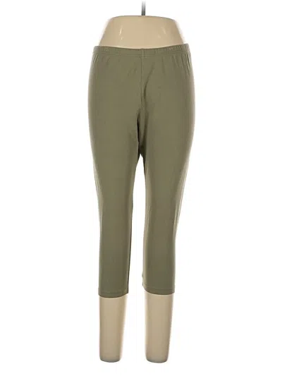 Pre-owned Jjill Active Pants In Green