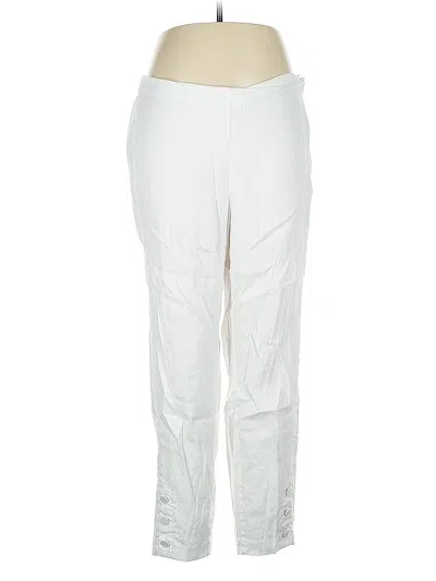 Pre-owned Jjill Active Pants In White