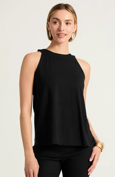 Jjill A-line Halter Top In Black