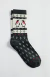 Jjill J.jill Arctic Penguin Crew Socks In Blue