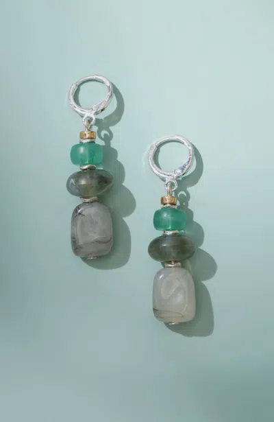 Jjill J.jill Art Of Ease Earrings In Green Multi