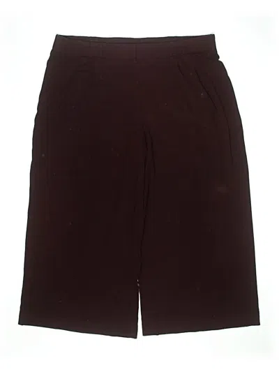 Pre-owned Jjill Athletic Shorts In Burgundy