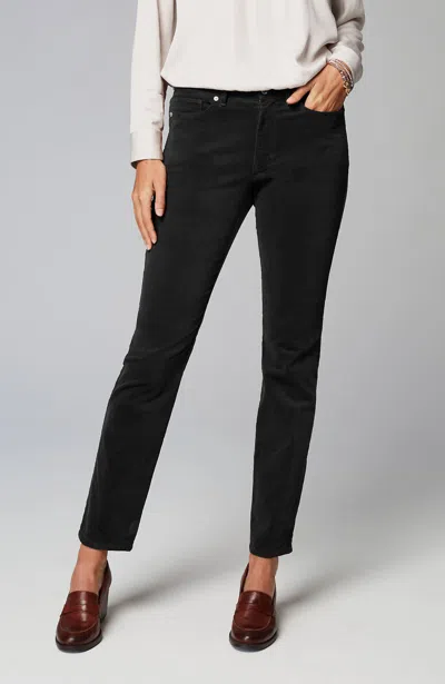 Jjill J.jill Authentic Fit Slim-leg Corduroy Pants In Black