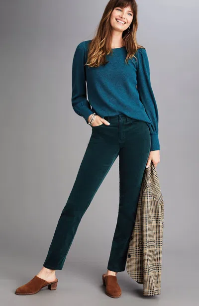 Jjill J.jill Authentic Fit Slim-leg Corduroy Pants In Blue