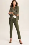 Jjill J.jill Authentic Fit Slim-leg Jeans In Green