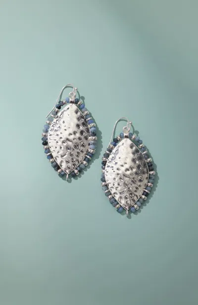 Jjill J.jill Beaded Statement Earrings In Black