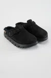 Jjill J.jill Birkenstock® Boston Chunky Shearling Clogs In Black
