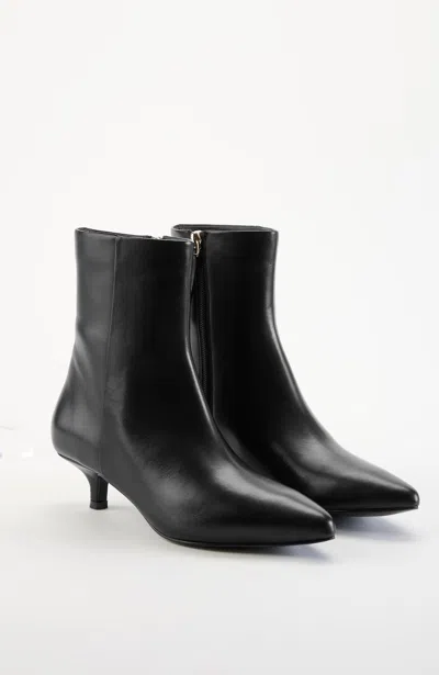 Jjill Blaire Kitten-heel Booties In Black