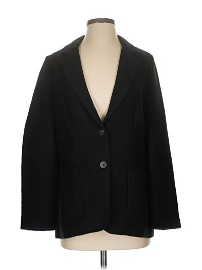 Pre-owned Jjill Blazer Jacket In Black