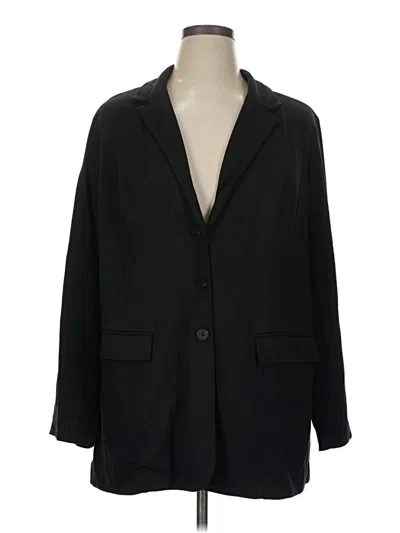Pre-owned Jjill Blazer Jacket In Black