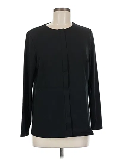 Pre-owned Jjill Blazer Jacket In Black
