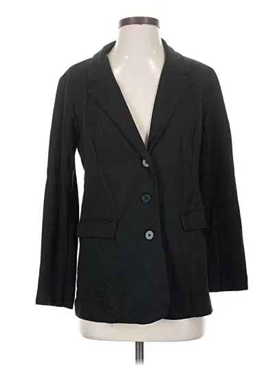 Pre-owned Jjill Blazer Jacket In Black