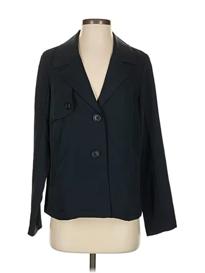 Pre-owned Jjill Blazer Jacket In Black
